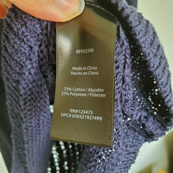 Rachel Zoe Karla Open Work Sweater Size Large - Picture 9 of 9